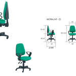 scaun birou operational mistral int zs 2