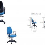 scaun birou operational mistral plus zc 2