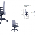 scaun managerial birou madura m st 2